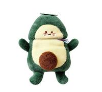 SGVAHY Furry Case for AirPods Pro 3rd Generation Funny Cute 3D Cartoon Plush Design Avocado Green Soft Warm Fluffy AirPod Pro 3 Cover with Keychain Kawaii Anti-Fall Protective Case Women Girls