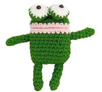SGVAHY Furry Case for AirPods Pro Funny Cute 3D Cartoon Plush Design Frog Green Soft Warm Fluffy Cover with Keychain Kawaii Anti-Fall Protective Case Women Girls