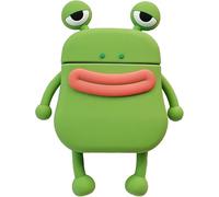 SGVAHY Kawaii Case for AirPods Pro, Funny Cute 3D Cartoon Design Frog Soft Silicone Protective Cover with Keychain for Women Girls
