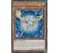 SGX1-ENF08 Crystal Beast Sapphire Pegasus Secret Rare Trading Card