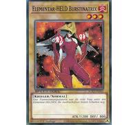 SGX2-DEA02 - Elementary Hero Burstinatrix - Common - German - 1st Edition - in Set with Ultrapro Toploader - Yugioh