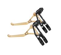 Sgxbos Folding Bicycle Brake Lever, Compatible with C Brake and V Brake, for Brompton Brake Lever and for Dahon Brake Handle (Champagne)