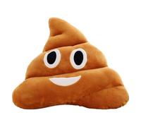 SGZIOO 32 x 32 cm Poop Plush Pillow, Round Triangle Plushie for Kids and Friends, Cute Pillow Poop Toys Brown Birthday, Decorative Emoji Pillow Gift for Home, Hotel, Party Plush