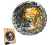 SGZIOO 3D Forest Wooden Puzzles for Adults,Wooden 3D Jigsaw Puzzles for Adults, 3D Puzzles Adult with Wood Box, Birthday Gifts for Family Friends, for Family Game, Ghristmas, Home Decor