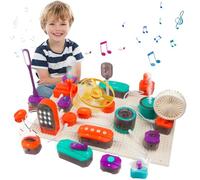 SGZIOO 53 Pcs Electric Circuit Kits for Children, Science Experiments for Kids, Educational Science Kits with 150+ Projects, Electronics Exploration DIY Building Blocks, Stem Toys for Kids Ages 6+