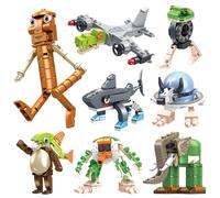 SGZIOO 8 Piece Italian Brainrot Toy Building Blocks, Brainrot Toy for Kids And Adults, Action Figures, Gift for Collection and Decoration