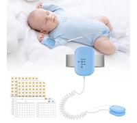 SGZIOO Bed Wetting Alarm Children, Bedwetting Alarm for Children, Enuresis Alarm USB Rechargeable with Sounds and Vibration, Music Optional Volume Control for Baby, Children and Elderly Adults (Blue)