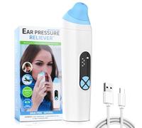 SGZIOO Ear Pressure Relief Device, Eustachian Tube Unblocker, Rechargable Ear Popper Ear Relief Device, 3 Speed Adjust, Eustachian Ear Unclogger for Flying, Swimming, Diving, Elevator, Tinnitus