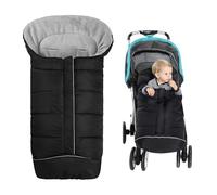 SGZIOO Foot Muff Pushchair with Zip and Hood, Waterproof Winter Foot Muff Buggy, Windproof Foot Muff Pushchair Baby Winter, Non-Slip Warm Pram Foot Muff Winter for All Pushchairs
