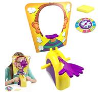 SGZIOO Pie Face Game, Party Fun Cake Cream Game, Pie in The Face Family Party Games, Anti Stress Parent-Child Interactive Toys, Festive Family Action Birthday Gifts