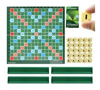 SGZIOO Sealed Board Game UK with 100 Letter Blocks, Family Travel Board Game UK, Alphabets Learning Educational Suitable for Boys and Girls Aged Six and Above