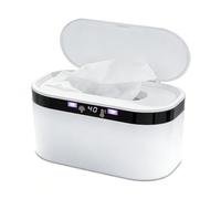 SGZIOO Wet Wipe Warmer, Baby Wipes Heater with LED Night Light, 3 Heat Settings & Constant Temperature, USB Baby Wipe Warmer for 120 Wipes for Home and On the Go