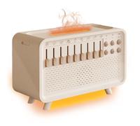 SGZIOO White Noise Machine with Light Humidifier, Sleep Sound Machine with 8 Ambient Sounds, Flame Diffusers, Bluetooth Speaker & Timer, for Adults Baby Kids Sleep Sound Machines