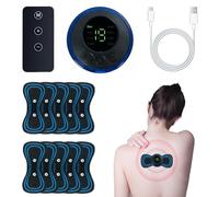 SGZIOO Wireless TENS Machine for Pain Relief, TENS Machine for Back Pain with 8 Modes, 19 Intensities, tens Machines with 10 Pads, Rechargeable Nerve Muscle Stimulator for Neck, Shoulder, Knee