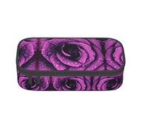 SGZLZBWK Bloom Rose Flower Pencil Case Portable Stationery Bag Pencil Holder Stationery Storage Makeup Bag for School Office