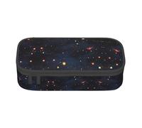 SGZLZBWK Constellation Star Clusters Galaxies Pencil Case Portable Stationery Bag Pencil Holder Stationery Storage Makeup Bag for School Office