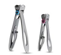 Sgzrydb 2PCS Large Opening Nail Clippers Stainless Steel Professional Large Opening Silver