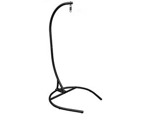 SH&G Steel Swing Chair Stand | Hanging Chair Base | Super Heavy Duty Max User Weight 170kg | Ideal for Egg Chairs, Hammocks, Rattan Swing Seats | Stand Only (Black)