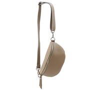 SH Leder ® AVA G292 Genuine Leather Waist Bag for Women Men Unisex, Light Taupe, 23 x 12.50 x 7 cm, Belt Bag