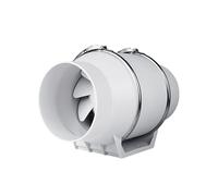 SH-RuiDu 4 Inch Inline Duct Fan, Powerful 220m³/h Airflow Inline Ventilation Exhaust Fan with Whisper-Quiet Jet Turbine Motor, Ceiling/Wall Mount Ventilation Fan for Bathroom, Kitchen & Warehouse