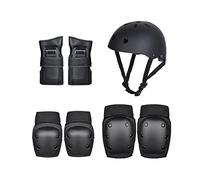 SH-RuiDu 7 in 1 Full Protective Gear Set, Outdoor Adults Helmet Knee Elbow Pads Wrist Guard Sports Protective Gear Cycling Skateboard Safety Set for Roller Skateboard, Skating, Scooter, Cycling