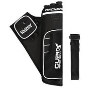 SH-RuiDu Archery Hip Quiver, 3 Tube Hunting Archery Quiver Back Arrow Quiver Waist Hanged Target Quiver Archery Arrow Holder with Adjustable Strap for Teenagers and Adults