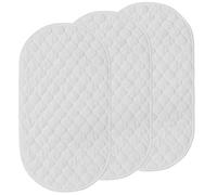 SH-RuiDu Baby Changing Pad Liner, 3 Pack Waterproof Washable Reusable Changing Mat Liner Super Soft Bamboo Cotton Diaper Changing Pad Liners for Babies