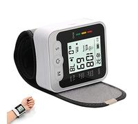 SH-RuiDu Wrist Blood Pressure Monitor, Portable Battery Powered Wrist Digital BP Monitor with Voice Broadcast Large LCD Display for Home Use