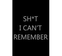 Sh*t I Can’t Remember: Password Log Book, Internet Login Keeper, Website Log Book Organizer, Simple and Minimalist with Matte Black Stealth Cover, ... x 9″, 120+ Pages (Compact Password Log Books)