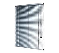 Sh000ad Aluminium Metal Venetian Blinds,25mm Slat Home Office Blackout Waterproof Window Shades,Visual,Light and Glare Protection,All Assembly Parts Included,Silver,Custom (90x100cm(WxH))