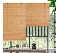 Sh000ad Bamboo Blinds,Natural Bamboo Curtains,Light Filtering Bamboo Roller Blind,Bamboo Roll Up Window Blind,Roman Shades,for Indoor Outdoor Home Patio Porch,Custom,W x H (60cm x 100cm(24in x 39in))