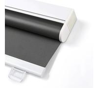 Sh000ad Blackout Roller Blinds,Spring Roller Shades for Window,Thermal Insulated Polyester Curtain,Cordless systems Pull Down,for Home & Office,Custom,Width x Height (51cm x 130cm,Dark grey)
