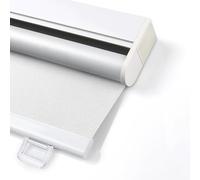 Sh000ad Blackout Roller Blinds,Spring Roller Shades for Window,Thermal Insulated Polyester Curtain,Cordless systems Pull Down,for Home & Office,Custom,Width x Height (70cm x 100cm,White)