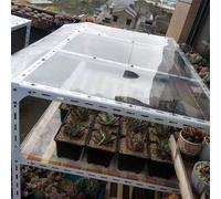 Sh000ad Clear Polycarbonate Sheets Poly Plastic Roof Panel,1mm Thick Transparent Roofing Sheet,Building Roofing Material,UV Waterproof Roof Cladding for Greenhouse (0.8m x 1.5m(2.62 x 4.92ft))