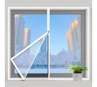 Sh000ad Indoor Window Insulation Film,Weatherproofing Window Insulation Kits,Winter Windproo Keep Cold Out Window Cover Zipper Thermal Protective Curtain,Width x Height (70cm x 135cm(28in x 53in))