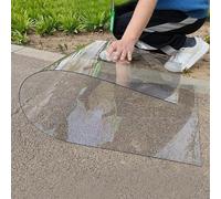 Sh000ad Polycarbonate Sheets for Greenhouse,Clear Plastic Roof Panels,1mm Thick Daylighting Plate,Building Roofing Material,UV Protection Rainproof,for Outdoor Canopy Cold Frame (60cm x 1100cm)