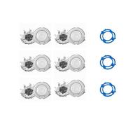 SH30/50 replacement head blade compatible with Philips 5000 series electric shaver, men's electric shaver replacement head