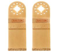 SH35EC Saxton 35mm Carbide End Cut Blade for Fein Bosch Makita Oscillating Multitool (Pack of 2)