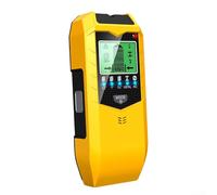 SH402 5-in-1 Wall Scanner for Metal Studs Live Wires and Wood Detection in Drywall and Ceilings with LED Display and Beep (yellow)