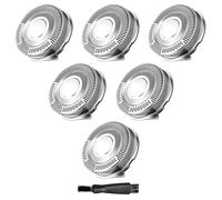 SH50/52 Shaving Heads Compatible with Philips Norelco Shaver Series 5000 Rounded and 6000, Version for Refreshed HQ9/50, HQ56/50, and RQ11/50,for Norelco 5000 Electric Shavers Replacement Heads