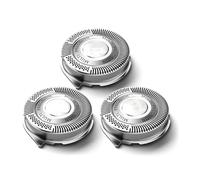 SH50 Replacement Heads，Compatible for Philips，Series 5000 Shavers, AquaTouch, PowerTouch, S5210 S5370 PT730 AT810 Electric Razors(3pcs)