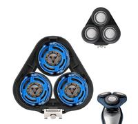 SH50 Replacement Heads Compatible with Philips 5000 & 6000 Round Housing Shavers, Updated SH50/52 Blade with Self-Sharpening - Shaver Replacement Heads for Series 5000, Not for Pentagonal