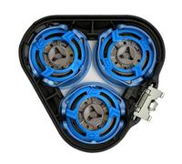 SH50 Replacement Shaver Heads Compatible with Philips Series 5000 and 6000 Electric Shaver Round Blade Housing S6000 S6011 S6015 S6500 S6550 Quick Installation Self Sharpening Blades with Cleaning Bru