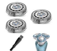 SH70 Replacement Heads Compatible with Philips Norelco 7000 Electric Shaver series S7000 7500 7530 S7370 S7371 S7720 and Star Wars SW7700 3-pc Pack