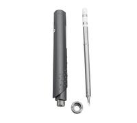 SH73 Smart Soldering Iron 65W Digital Temperature Control 100-400°C with BC2 Tip Portable 12-24V DC Electric Iron for Electronics Repair OLED Display Fast Heating Auto Sleep (with KU Tip)