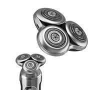 SH98, Complete Replacement Shaver Head for Philips Norel*o Series 9000 Shaving Heads, Model SH98, Metal Wheel Buckle, Upgraded Double Precision Blades,Silver，Long Lasting Durability