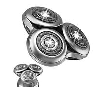 SH98 Replacement Heads for Shavers Series 9000,Wet/Dry Use, Dual Stainless Steel Blades, for men.