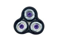 SH98 Shaving Head，Compatible for Philips，SP9861 SP9860 SP9862 9863 9820 9880(2pcs Black)