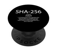 SHA-256 Definition Bitcoin Consensus Algorithm Cryptography PopSockets Adhesive PopGrip