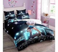 Shaari Celebrities Duvet Cover Set Soft Lightweight Microfiber 3 Piece Bedding Set with 2 Pillowcase Kids Quilt Cover with Zipper Closure King 230 x 220 cm